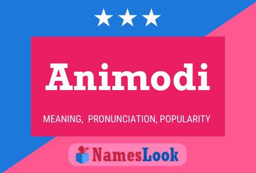 Animodi Name Poster