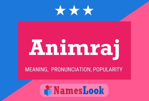 Animraj Name Poster