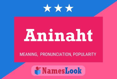 Aninaht Name Poster