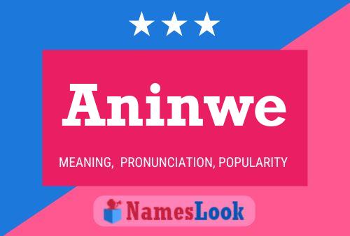 Aninwe Name Poster