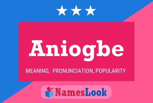 Aniogbe Name Poster