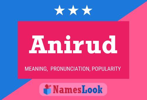 Anirud Name Poster