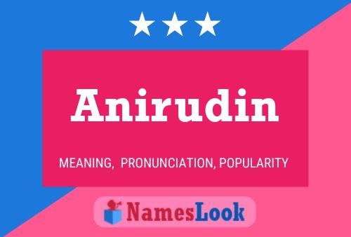 Anirudin Name Poster