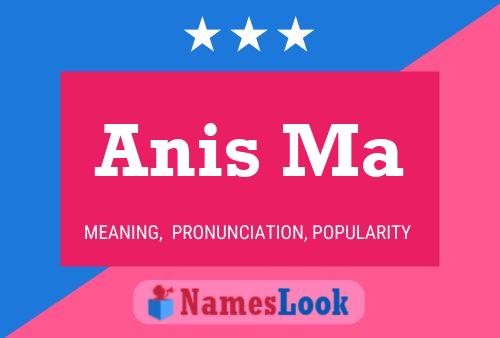 Anis Ma Name Poster