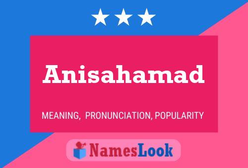 Anisahamad Name Poster