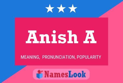 Anish A Name Poster