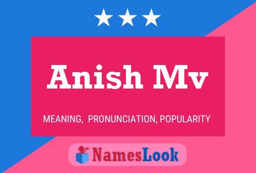 Anish Mv Name Poster