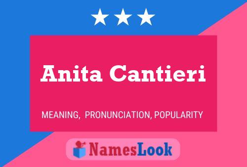 Anita Cantieri Name Poster