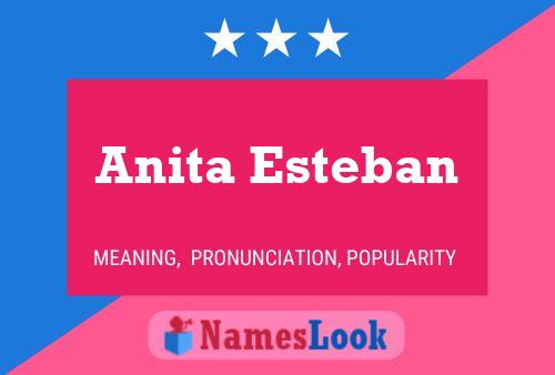 Anita Esteban Name Poster