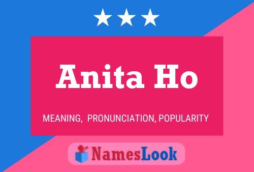 Anita Ho Name Poster