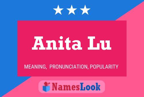 Anita Lu Name Poster