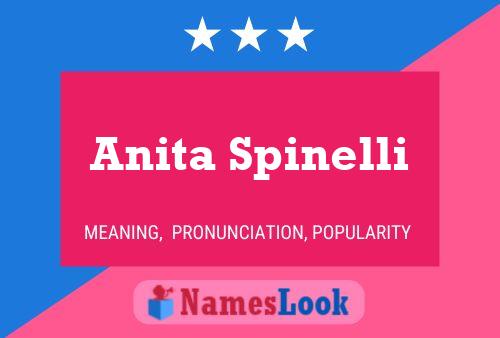 Anita Spinelli Name Poster