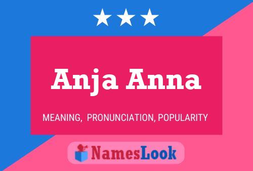 Anja Anna Name Poster