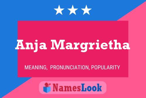 Anja Margrietha Name Poster