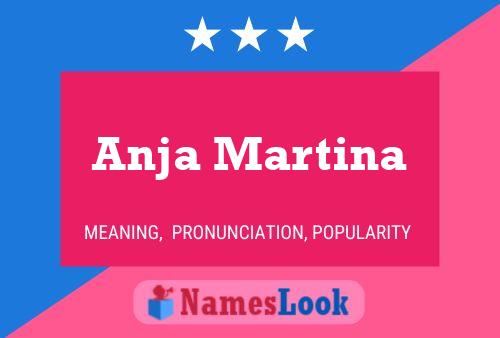 Anja Martina Name Poster