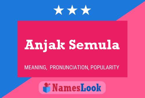 Anjak Semula Name Poster