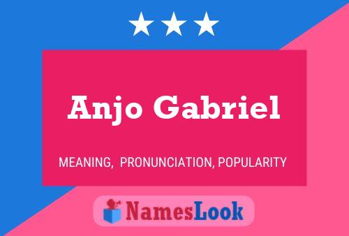 Anjo Gabriel Name Poster