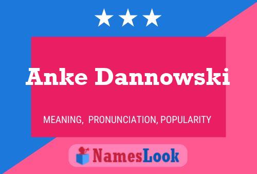 Anke Dannowski Name Poster