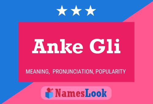 Anke Gli Name Poster