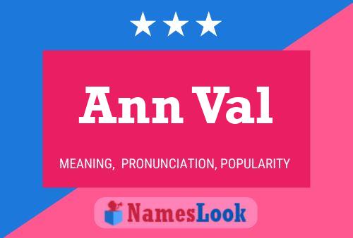 Ann Val Name Poster