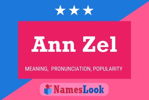 Ann Zel Name Poster