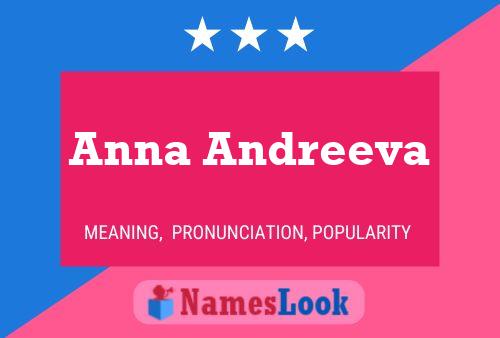 Anna Andreeva Name Poster