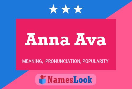 Anna Ava Name Poster