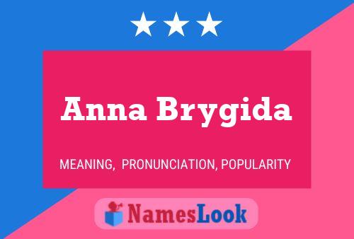 Anna Brygida Name Poster