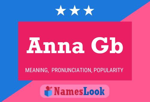 Anna Gb Name Poster