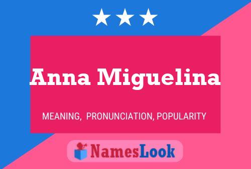 Anna Miguelina Name Poster