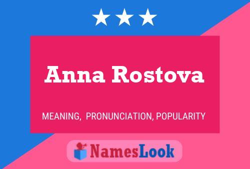 Anna Rostova Name Poster