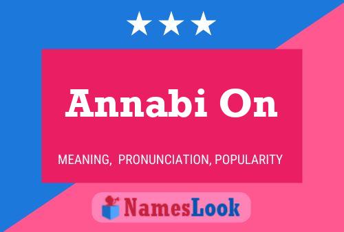 Annabi On Name Poster