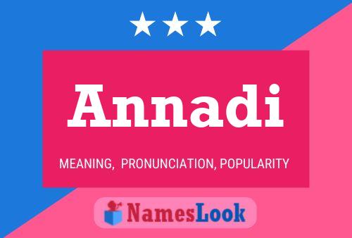 Annadi Name Poster