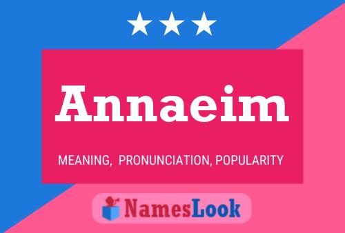 Annaeim Name Poster