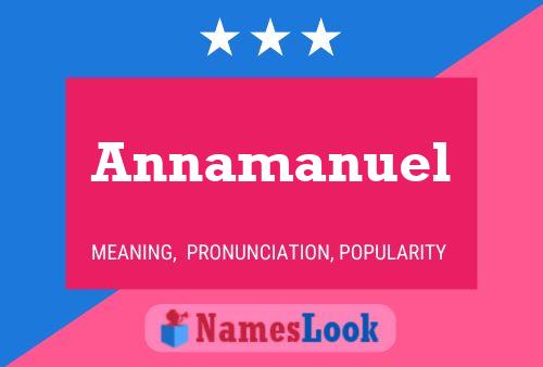 Annamanuel Name Poster