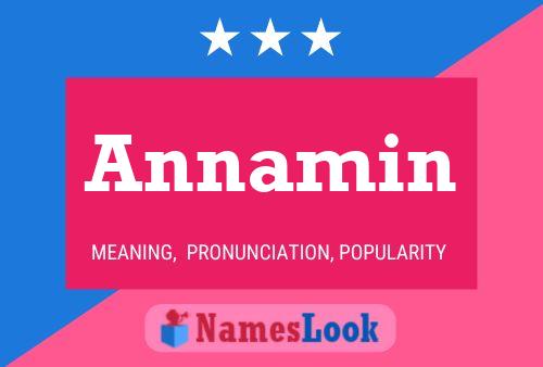 Annamin Name Poster