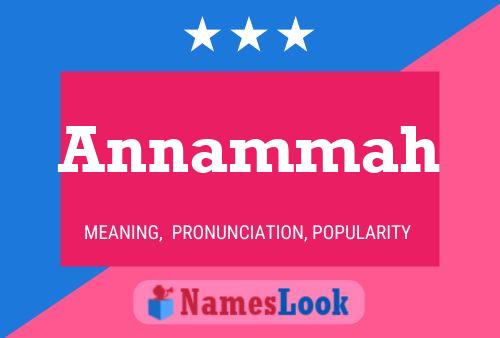 Annammah Name Poster