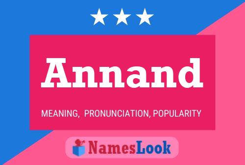 Annand Name Poster