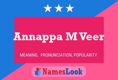 Annappa M Veer Name Poster