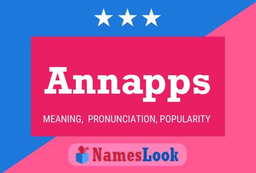 Annapps Name Poster