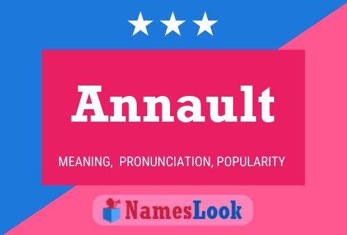 Annault Name Poster