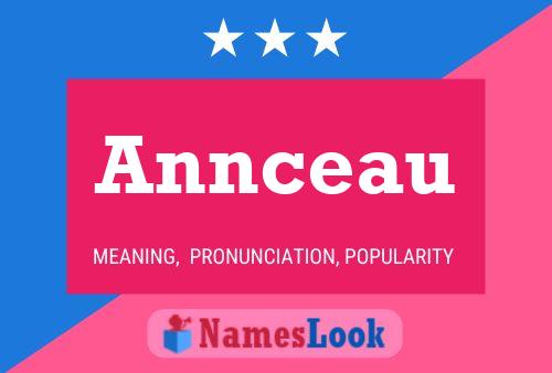 Annceau Name Poster