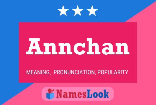 Annchan Name Poster