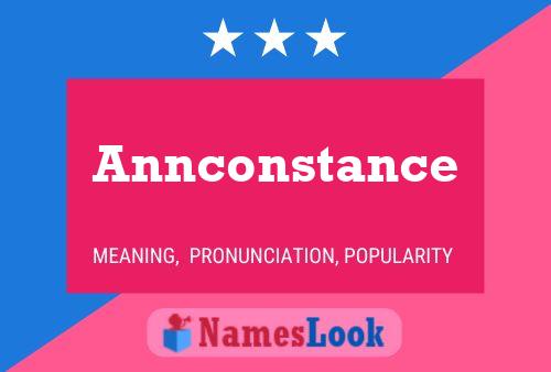 Annconstance Name Poster