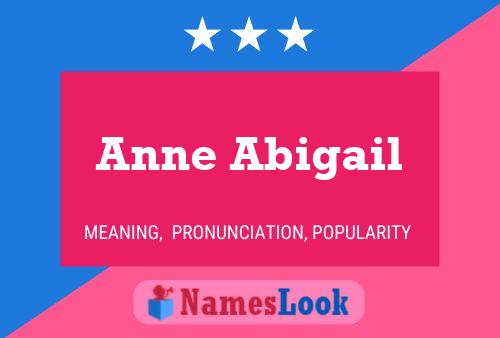 Anne Abigail Name Poster