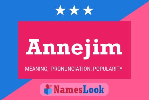 Annejim Name Poster