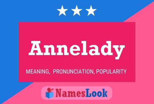 Annelady Name Poster