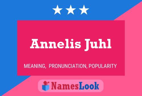 Annelis Juhl Name Poster