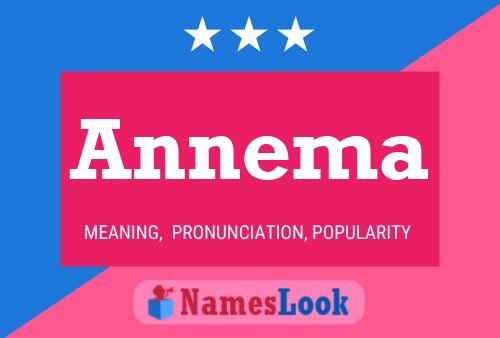 Annema Name Poster