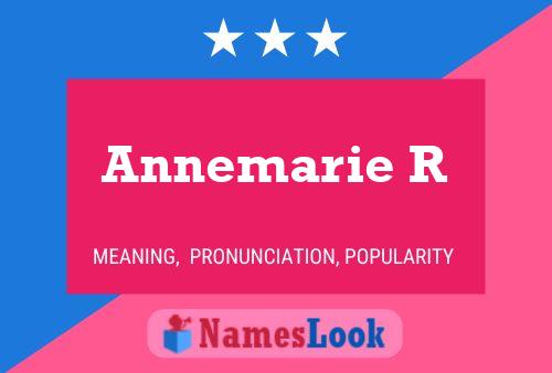 Annemarie R Name Poster